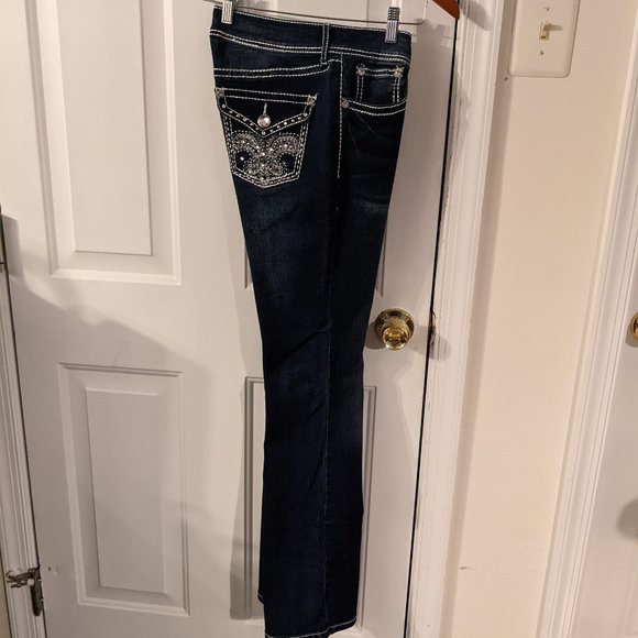 a.n.a Bootcut Jeans, Blue, 8 - Picture 4 of 10